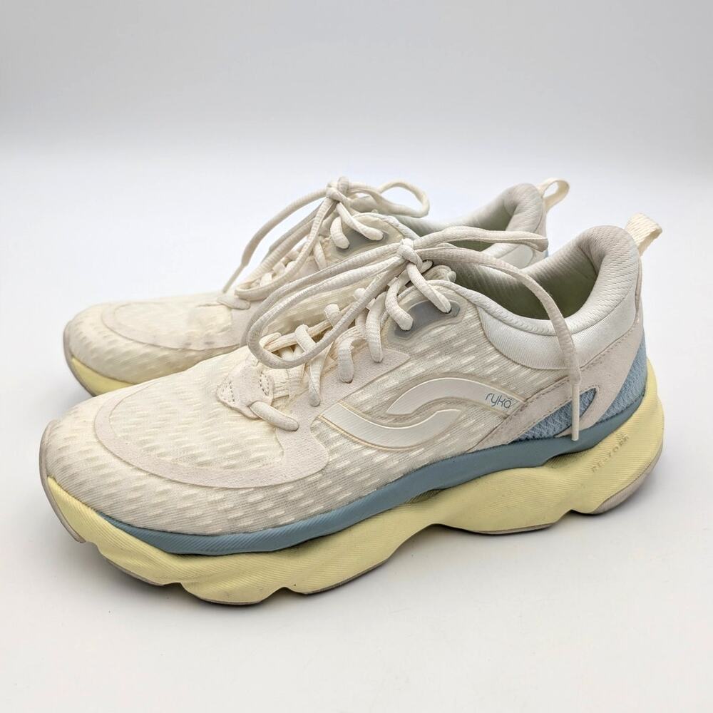 Rykä Rezorb Max Walking Sneaker Shoes Women's Off White/Cream Size US9.5M EU40.5